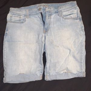 Denim Bermuda shorts